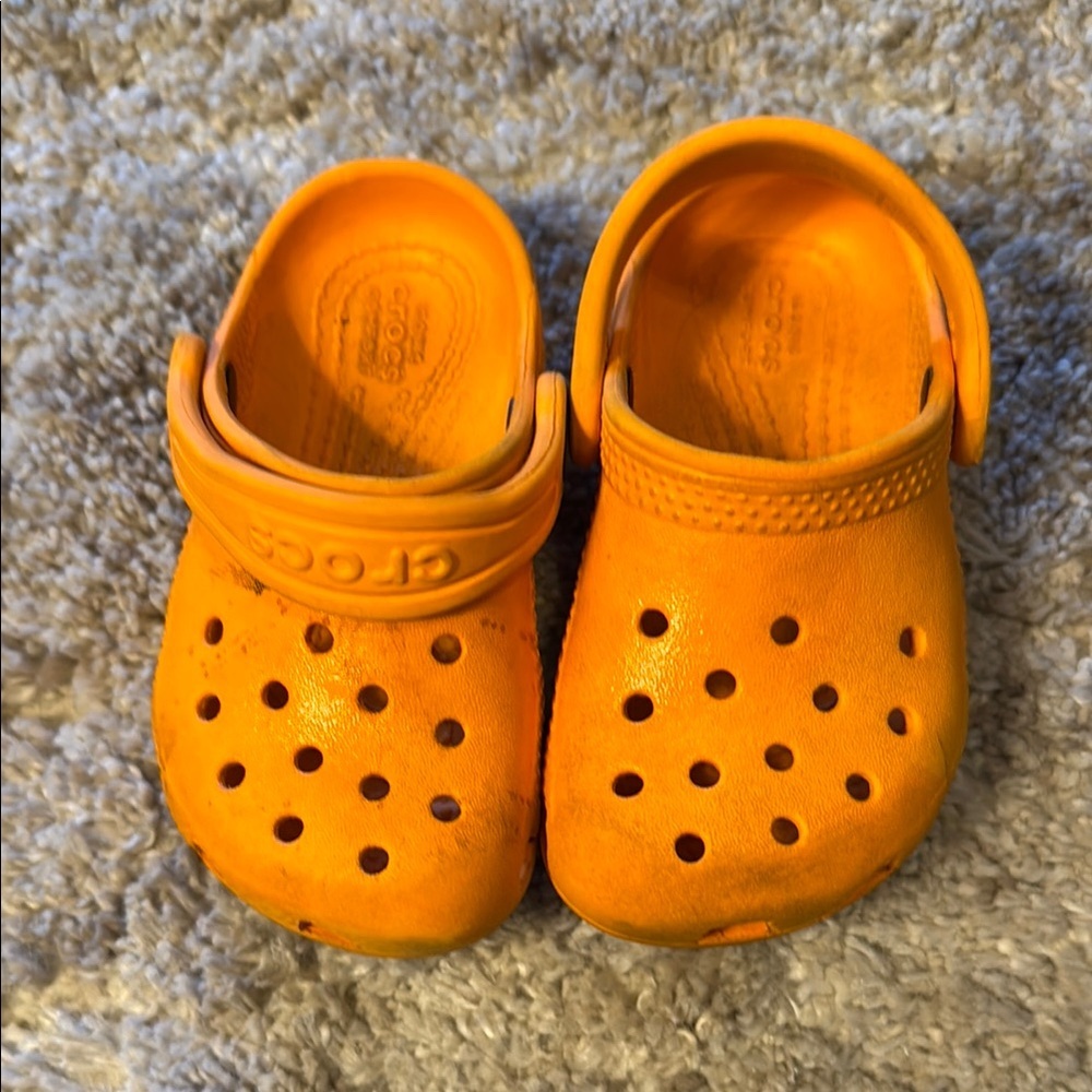 CROCS Kids Orange Sandals